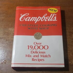 1985 Campbell's Creative Cooking with Soup Cookbook Hardcover